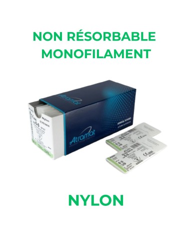 Fil de suture Atramat PGC 25 monofilament résorbable – boîte de 12