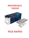 PGA Rapid Atramat - suture résorbable tressée - Boîte de 12