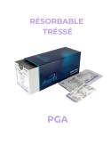 Atramat PGA fil tressé résorbable – boîte stérile 12 unités