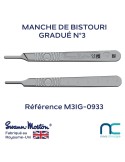 Manche de bistouri - N°3 - Gradué - SWANN MORTON