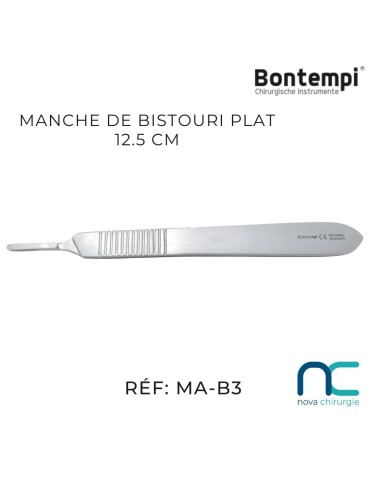Manche de bistouri Bontempi 125mm - MA-B3
