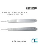 Manche de bistouri gradué 125mm Bontempi - MA-B3M