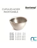 Cupules acier inoxydable - Bontempi