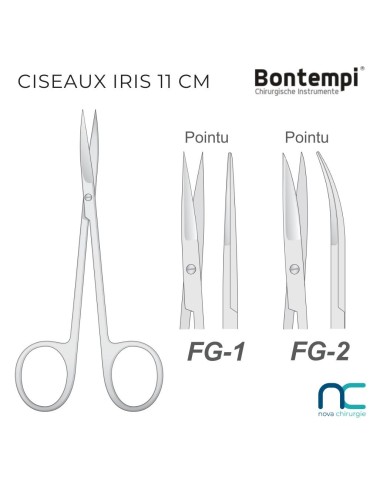 Ciseaux IRIS 11cm - Bontempi