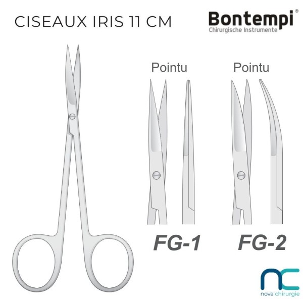 Ciseaux IRIS 11cm - Bontempi