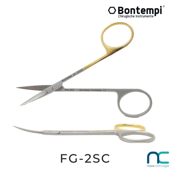 Ciseaux IRIS SUPERCUT 11CM - Bontempi | Nova Chirurgie