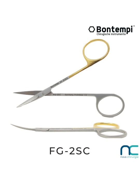 Ciseaux IRIS SUPERCUT 11CM - Bontempi | Nova Chirurgie