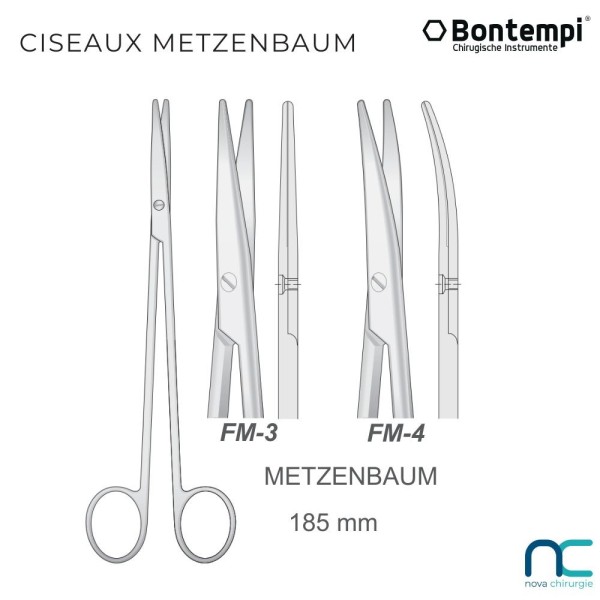 Ciseaux Metzenbaum - Bontempi| Nova Chirurgie