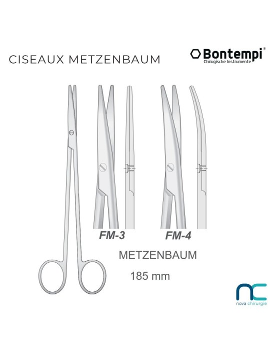 Ciseaux Metzenbaum - Bontempi| Nova Chirurgie