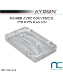 Panier de stérilisation avec couvercle Aygun