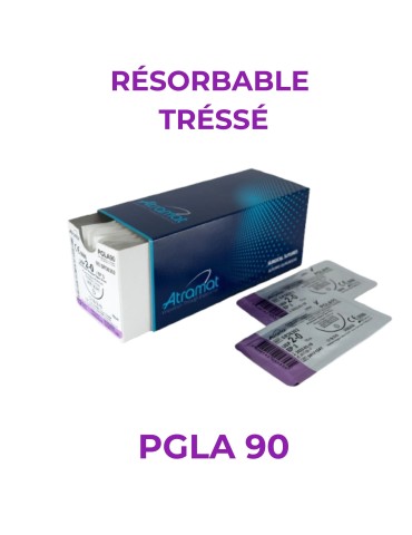 Boîte de 12 Sutures PGLA90 - Résorbable Tressé| Nova Chirurgie
