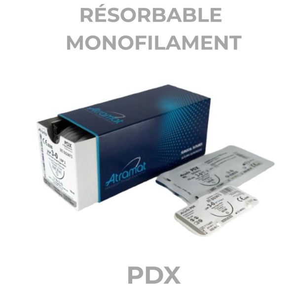 Boîte de 12 Sutures PDX- Résorbable Monofilament | Nova Chirurgie