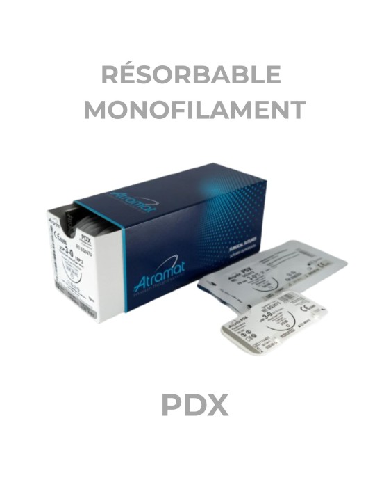 Boîte de 12 Sutures PDX- Résorbable Monofilament | Nova Chirurgie