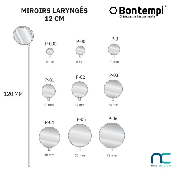 miroirs laryngés - dentisterie vétérinaire