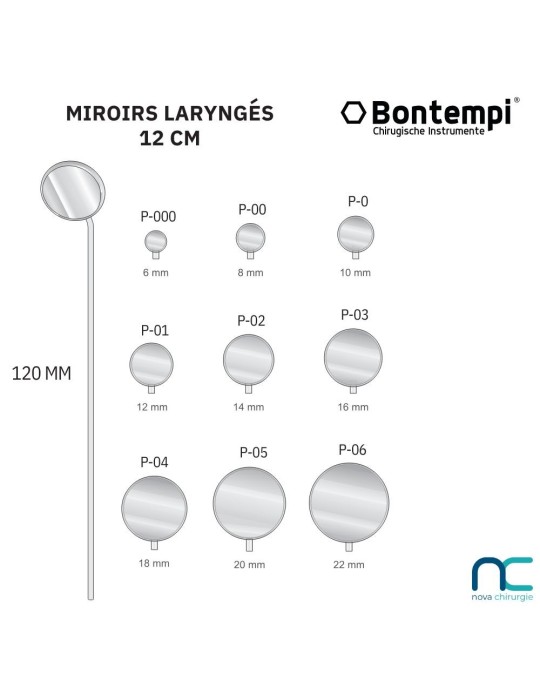 miroirs laryngés - dentisterie vétérinaire