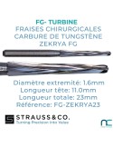 Fraise Chirurgicale Zekrya FG 23mm Strauss | Nova Chirurgie