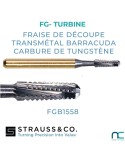 Fraise Transmétal Barracuda FGB1558 Strauss | Nova Chirurgie