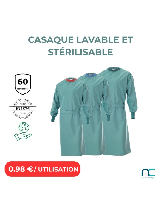 casaque lavable durable stérilisable