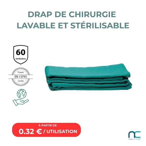 drap stérilisable lavable chirurgie dermato vétérinaire