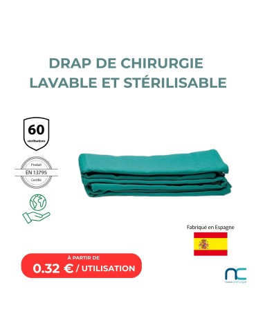 drap stérilisable lavable chirurgie dermato vétérinaire