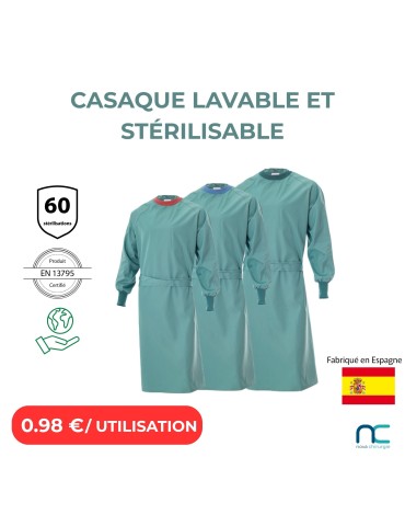casaque lavable durable stérilisable
